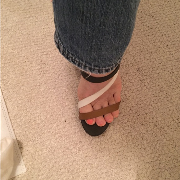 Christian Dior color block leather slingback 37.5 - Picture 2 of 16